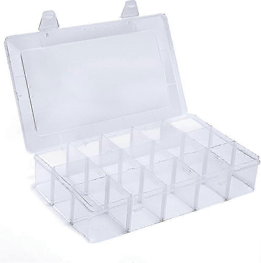 Plastic Jewelry Box Organizer Container Storage with Compartments