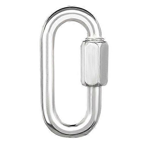 N/A Quickrelease links, oval, stainless steel 316, diameter 25/64 inches