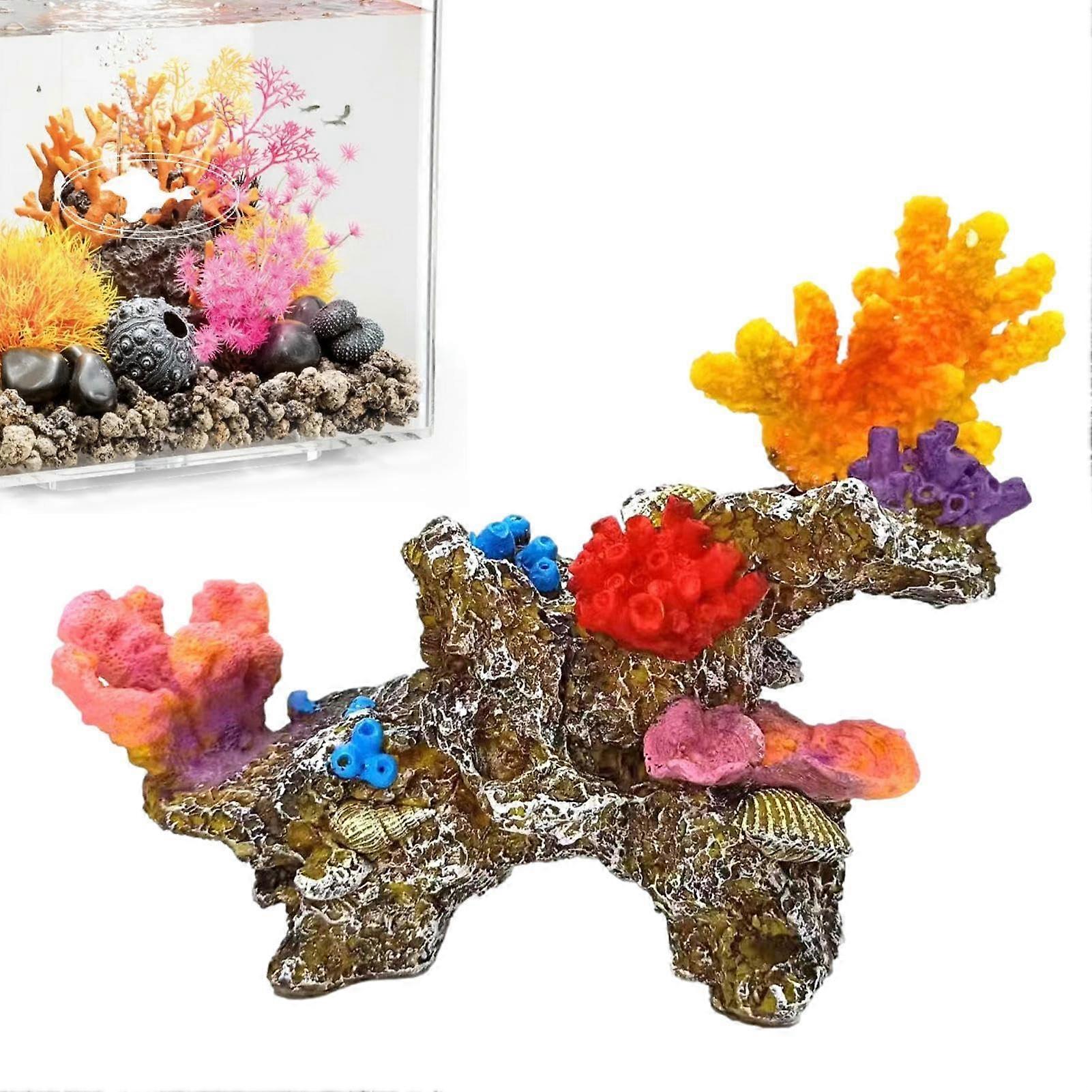 Coral reef decorations for aquariums resin fish hideout Betta