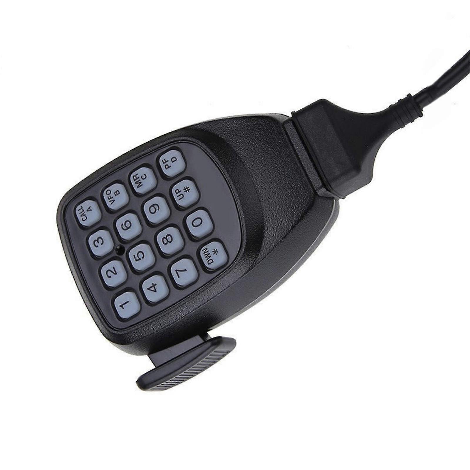 Automotive Mount Radio Handheld Microphone Kit 800cm Feeder Line 200N Pull Strength 125℃ Heat Resistant Metal Connector Multicolor