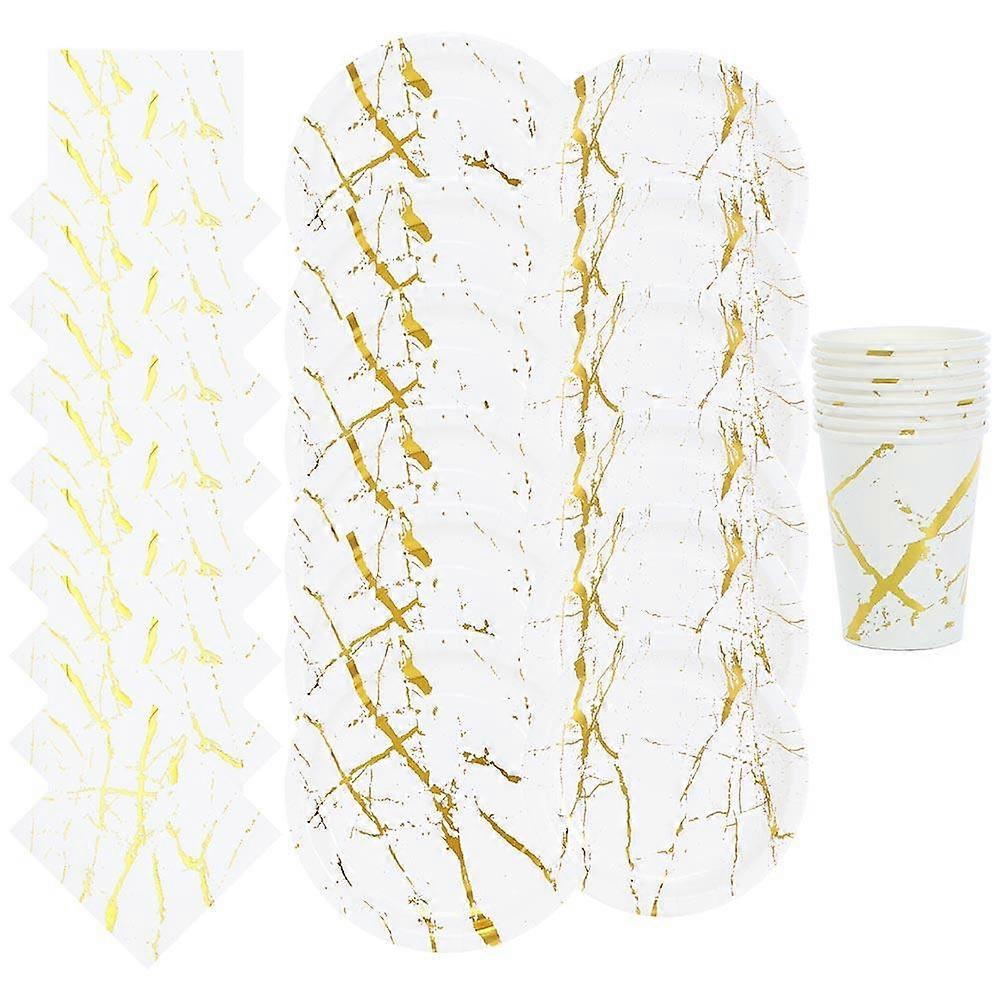 1 ensemble de 40pcs moustillage serviettes de table