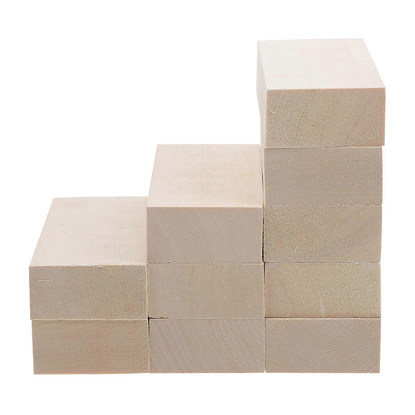 DIY Wood Planks for Craft Making and Decoration Projects Beige Color Safe and Durable 10 Pieces