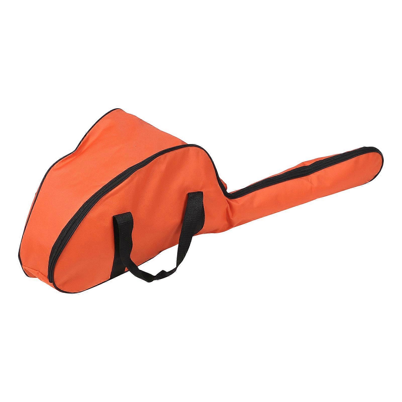 Utility Tote Bag for Chainsaw Storage Made of Oxford Cloth Orange Color Portable "x12"