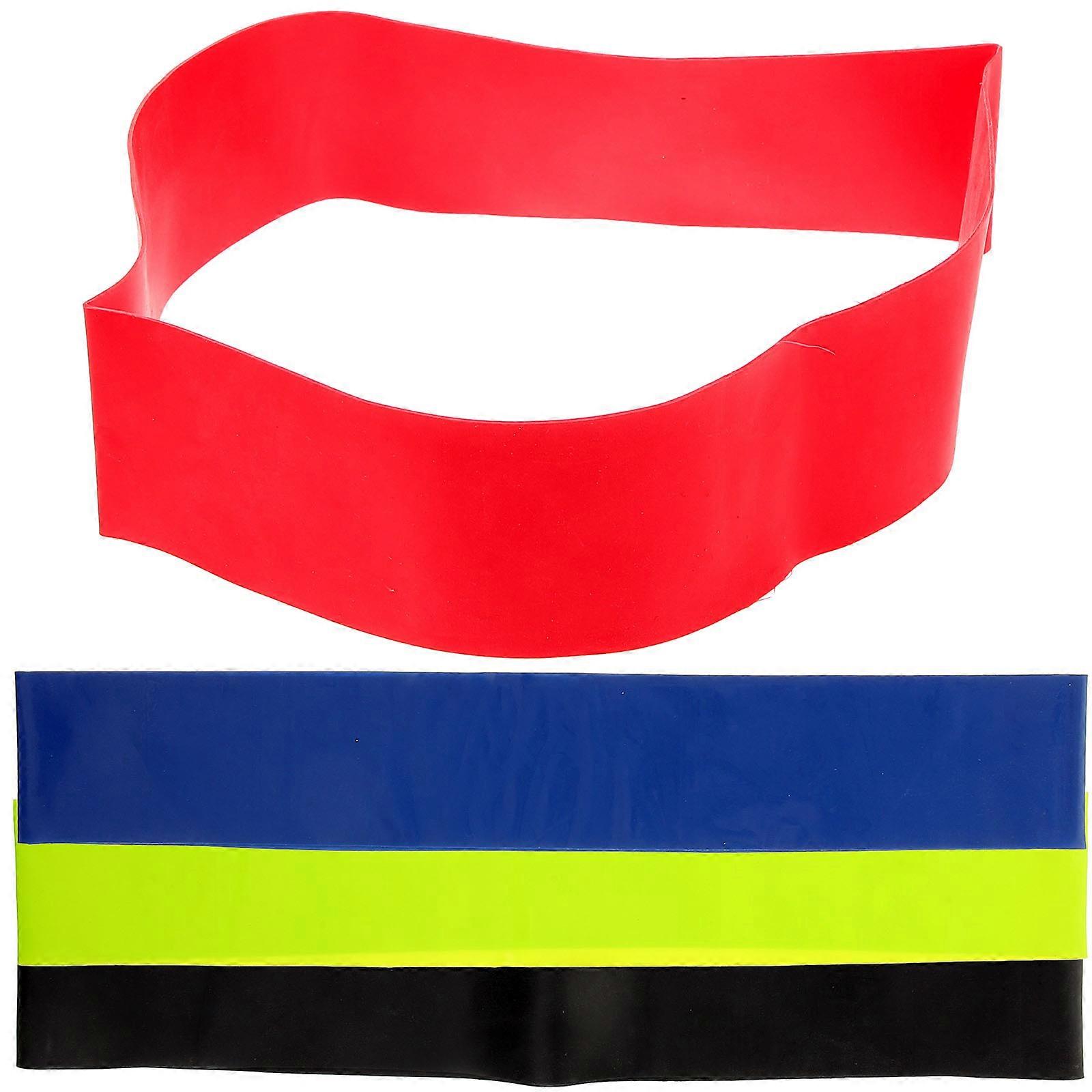 Gym Exercise Bands Weight Training Balance Coordination 4Pcs Natural Latex