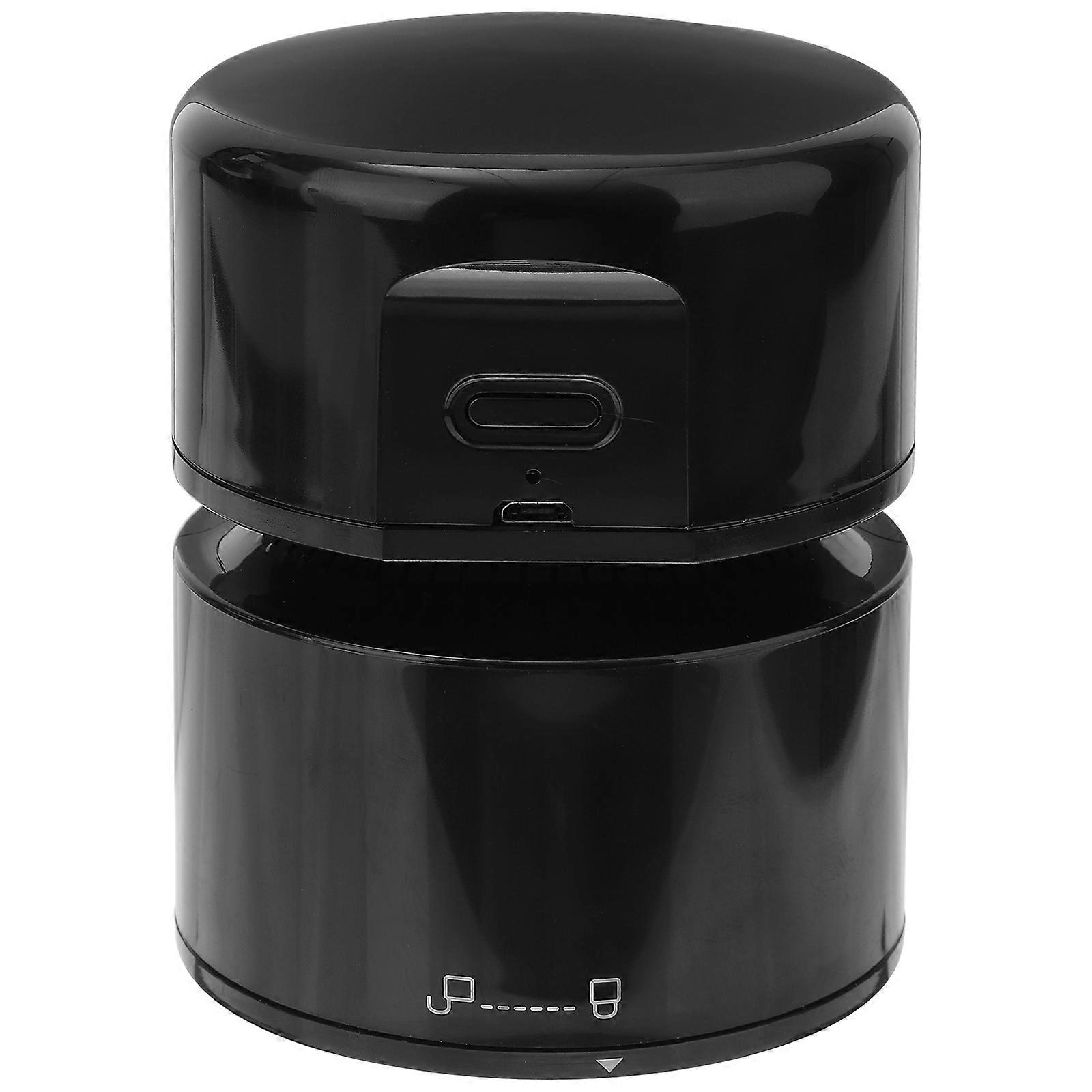 Portable Mini Vacuum Cleaner for Home Use Easy to Operate and Clean Black Plastic 0.5L