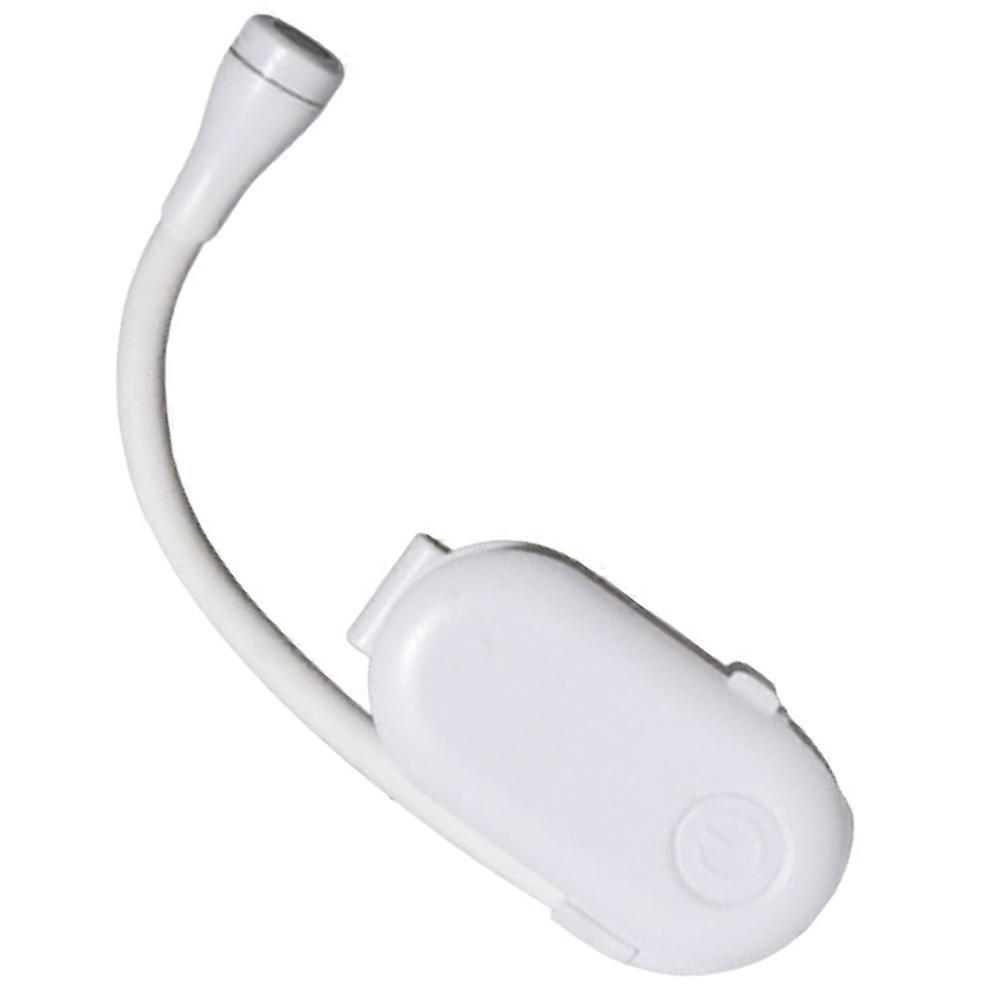 Rechargeable Reading Light for Home White ABS PVC Material Flexible Gooseneck Bedside Lamp
