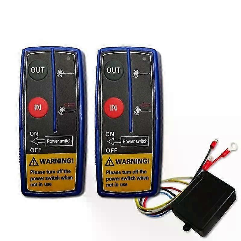 24V 12V Universal Recovery Wireless Electric Digital Winch Remote Control Fit For  tukJeep ATV SUV Handset Switch Controller
