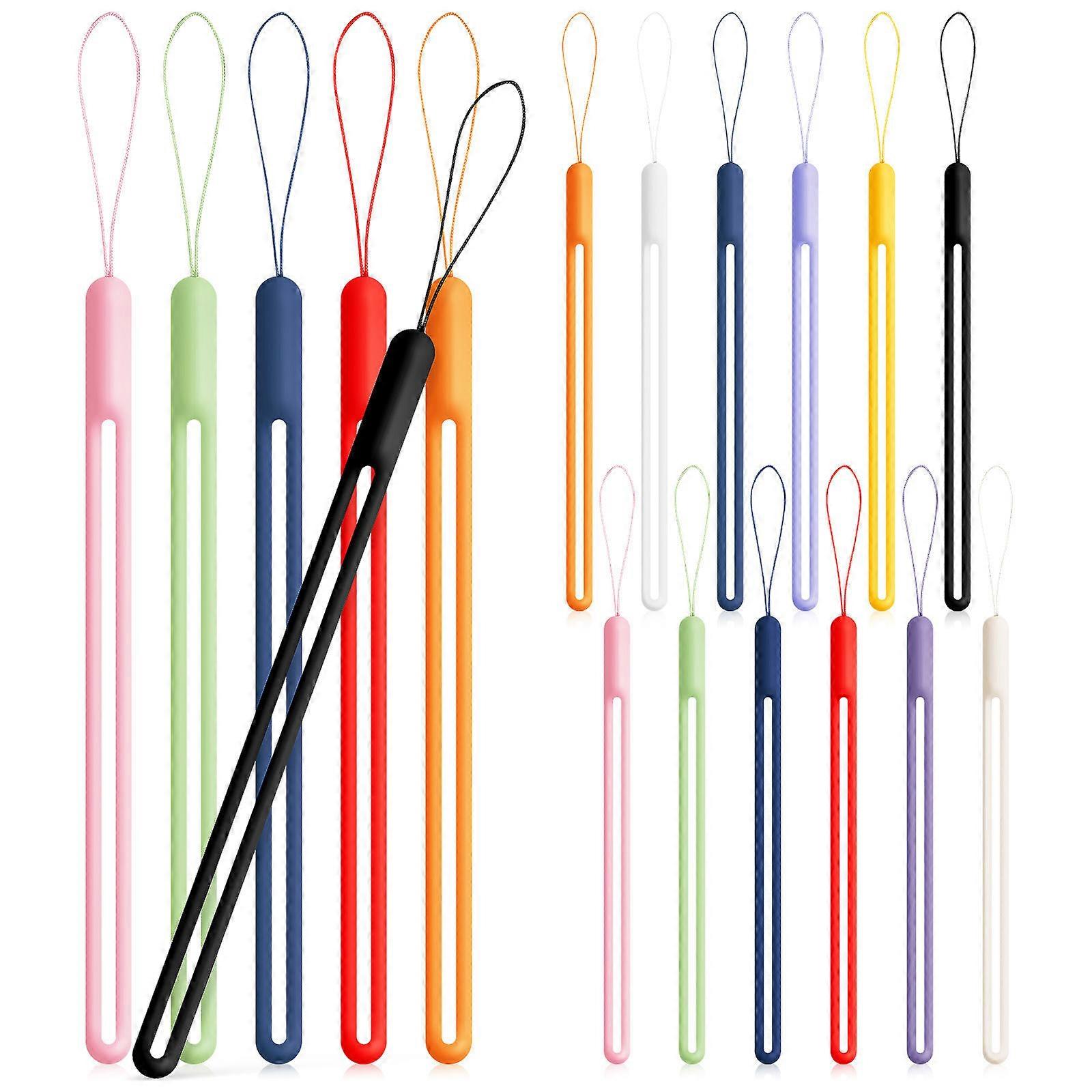 24PCS Silicone Phone Bracelet Straps, Lost Lanyards for Cell Phones, Stylish Wrist Straps for Keys, Wallets, and Cameras for Women and Mothers