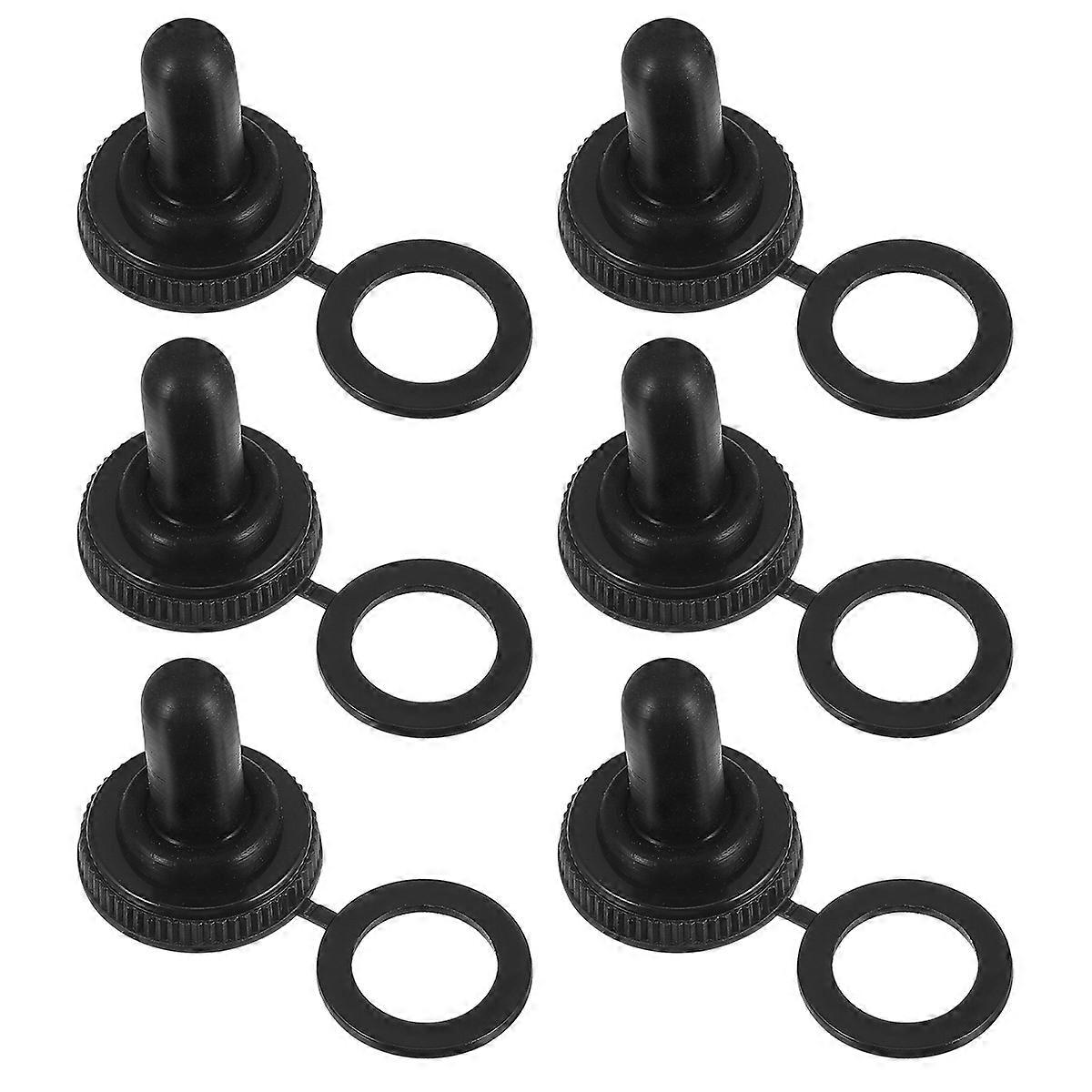 20pcs Toggle Cover Caps for Power Protection – Durable Black Protector for Various Toggle Switches – Easy to Install and Remove