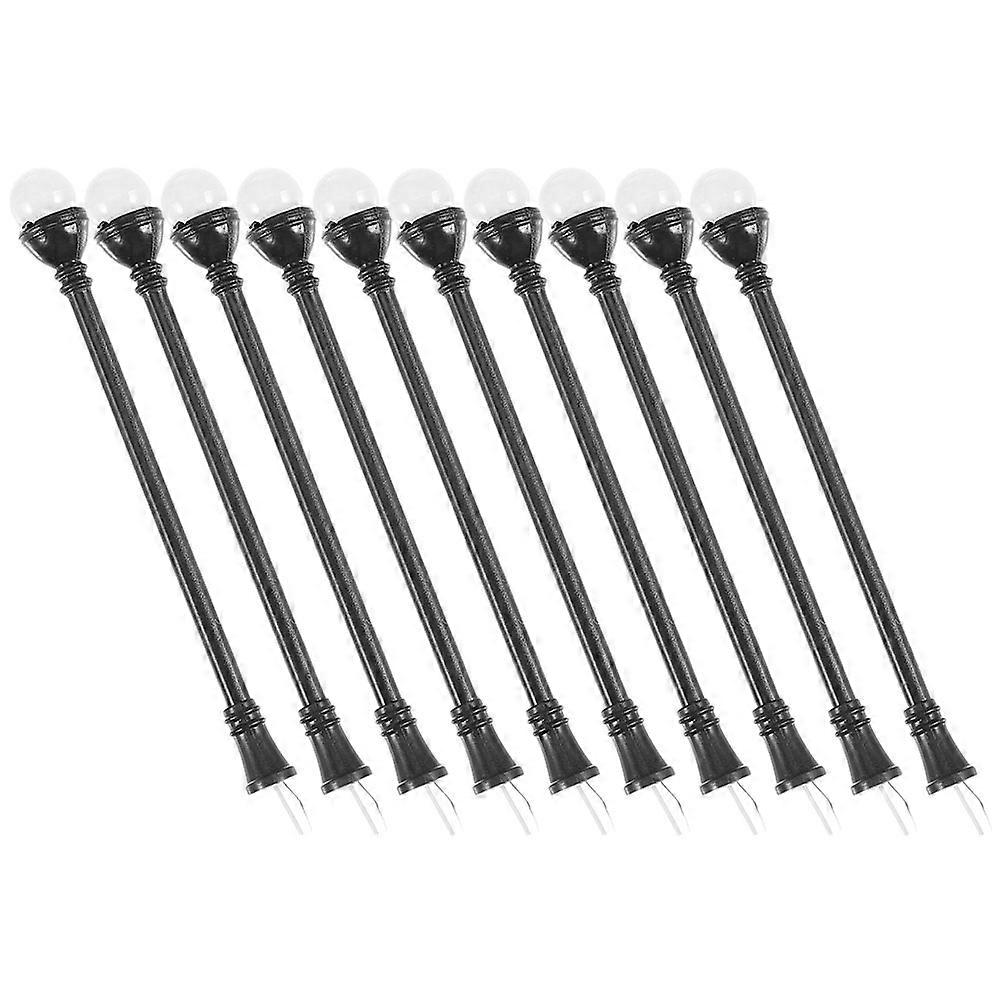 Tiny Lights Micro Landscape Lamp Decorative Mini Lamp For Mini House Decor Compact Shape Black 20Set