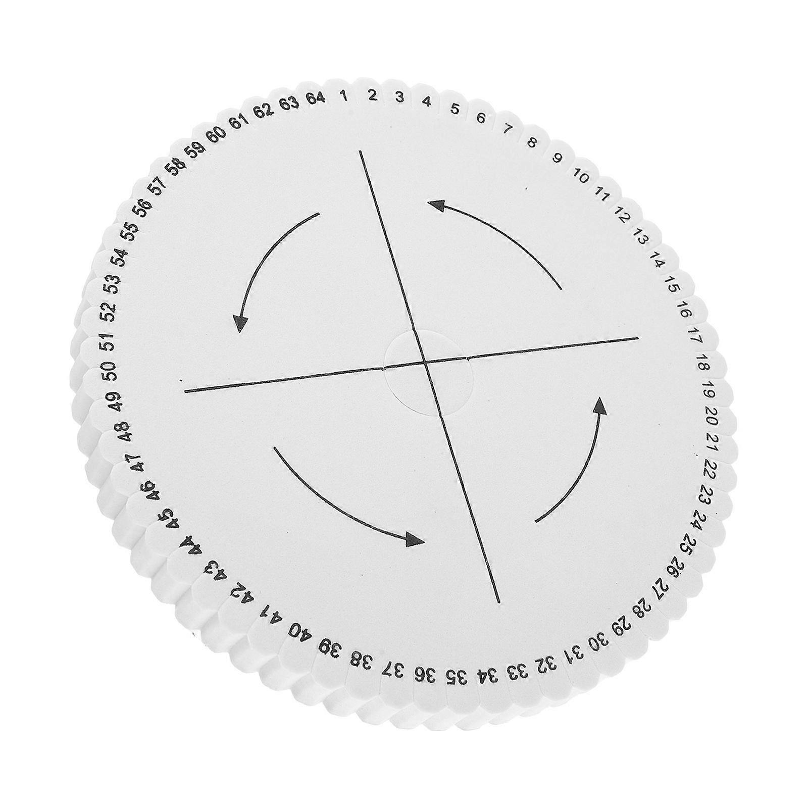 Foams Braiding Disk for Bracelet Making with 64 Slots for Craft Use