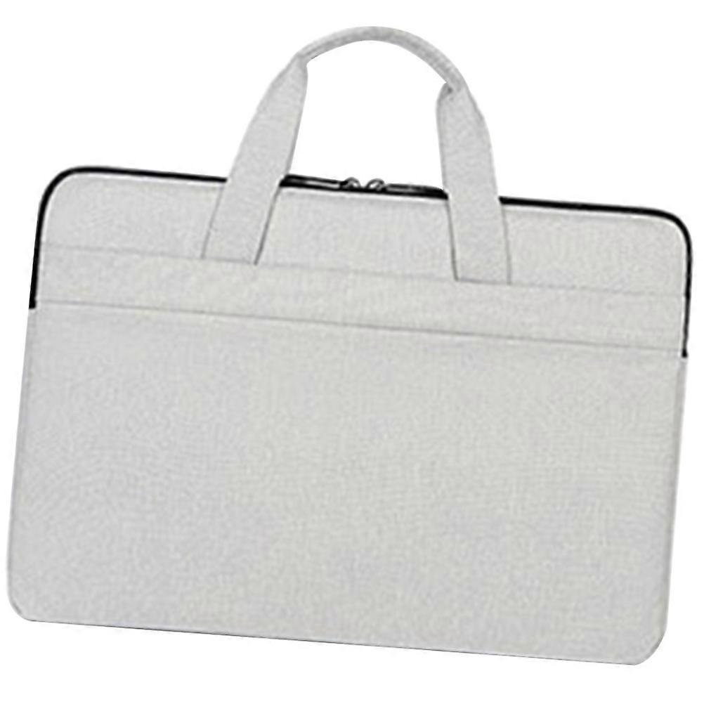 Laptop Protective Case with Shock Absorption and Polyester for 14 Inch Devices Light Grey
