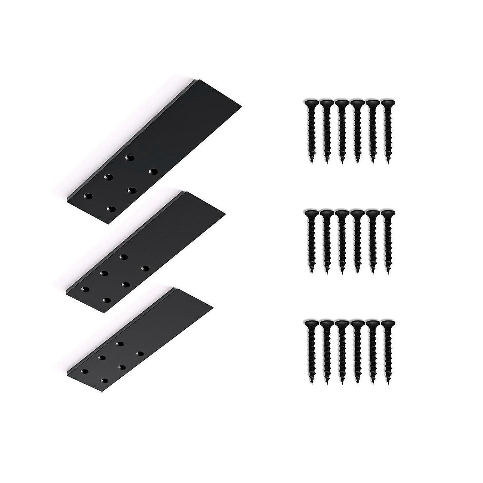 Countertop TV Shelf Bracket Steel Frame Invisible Shelves Mounting System for Modern Living Room Multicolor