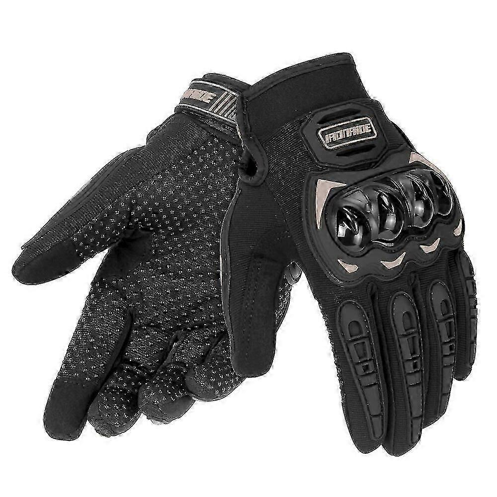 Breathable Motorcycle Gloves with Touch Screen Compatibility for Summer Riding