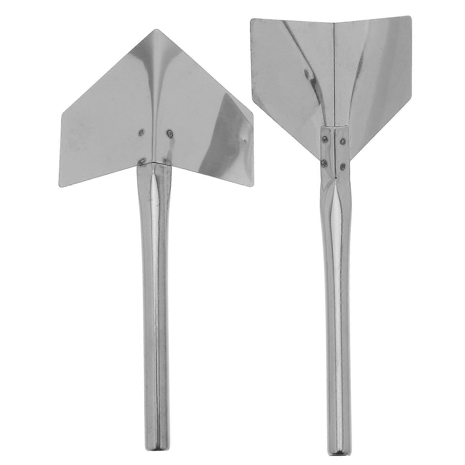 Professional 2Pcs Steel Corner Trowel Set Suitable For Various Plastering Materials Ensuring Efficient Finishing In Construction And Home Renovation