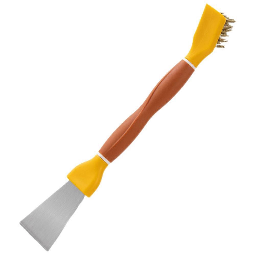 Sturdy Kitchen Brush with Non Slip Handle for Gas Stove, Cooktop, and Multi Surface Cleaning – Heavy Duty Bristles for Grease and Grime Removal in