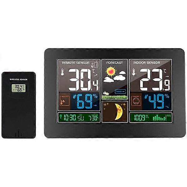 3378 color screen weather clock radio wave weather clock indoor a