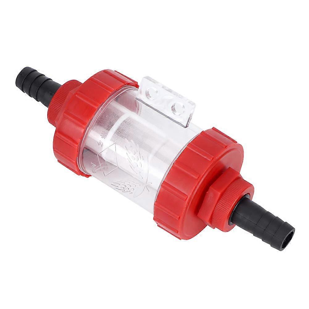 Garden Watering Filter with Inline Mesh Filter for Agricultural Use, 1/6" Size, Durable Pump Compatibility