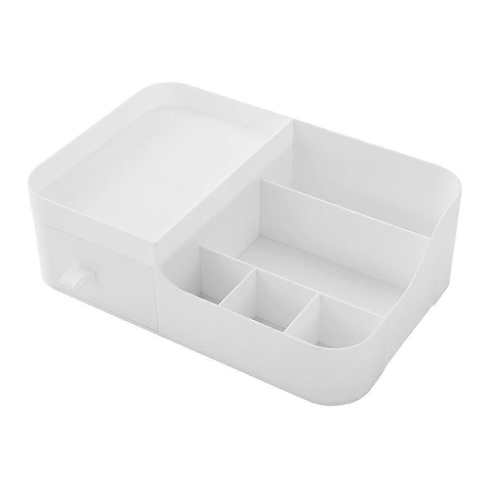 Makeup Organizer Plastic White for Storage Chic Elegant Look with Plenty Storage Space
