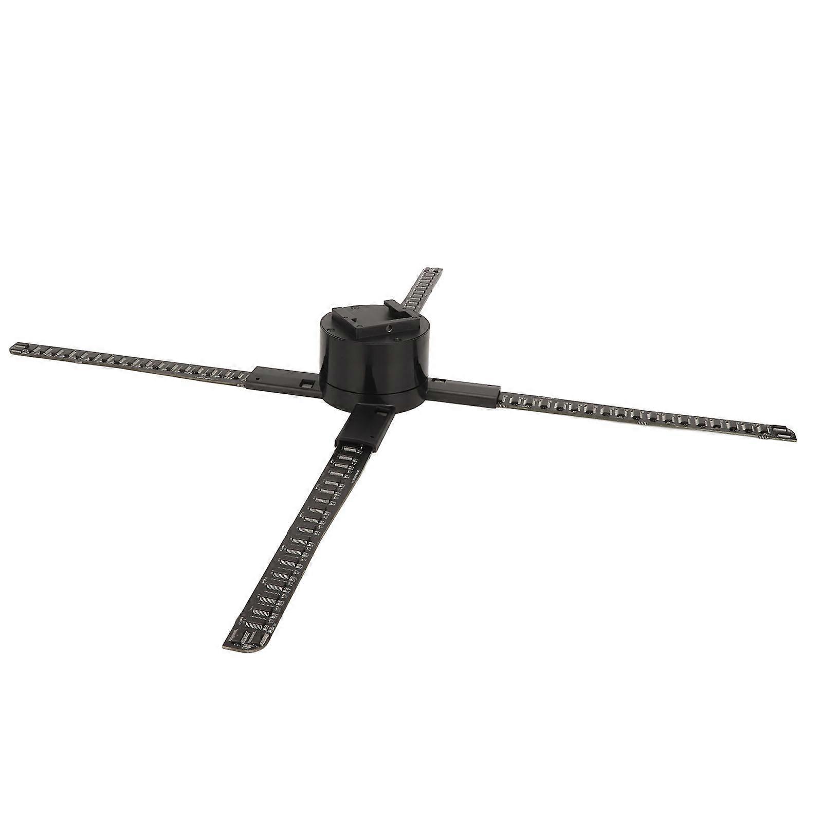 3D Hologram Projector 4 Blades Fan 2000x576 574 LED Beads Support WiFi and APP Hologram Advertising Display 100‑240V