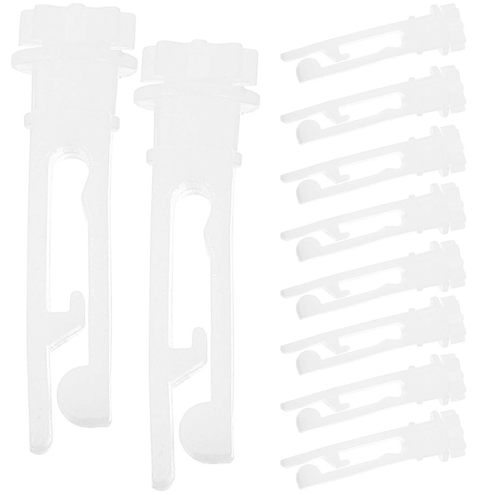 20 Pcs White Vertical Curtain Rollers Track Pulley Wheels Easy Install Replacement for Standard Vertical Blinds Apartments Offices Restaurants