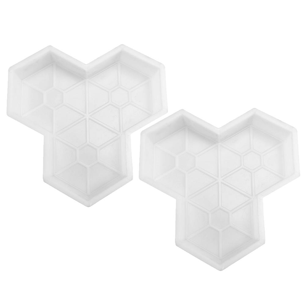 Concrete Stepping Stone Mold Designed For DIY Tool Enthusiasts Perfect For Sidewalks 28X27.5X5CM 2Pcs