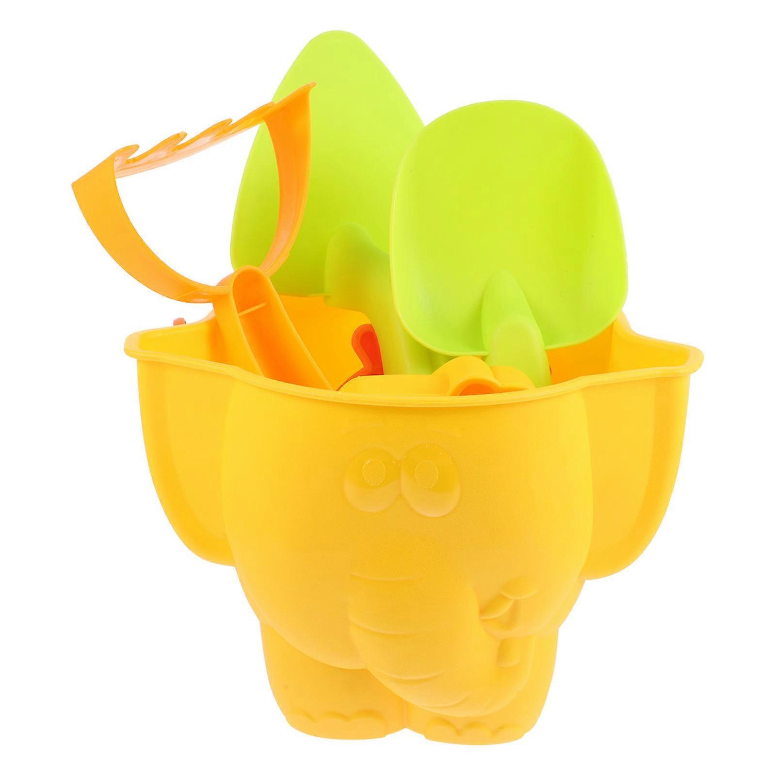 1 Set 10Pcs Children Beach Sand Toys Kit Beach Playing Set (Assorted Color)