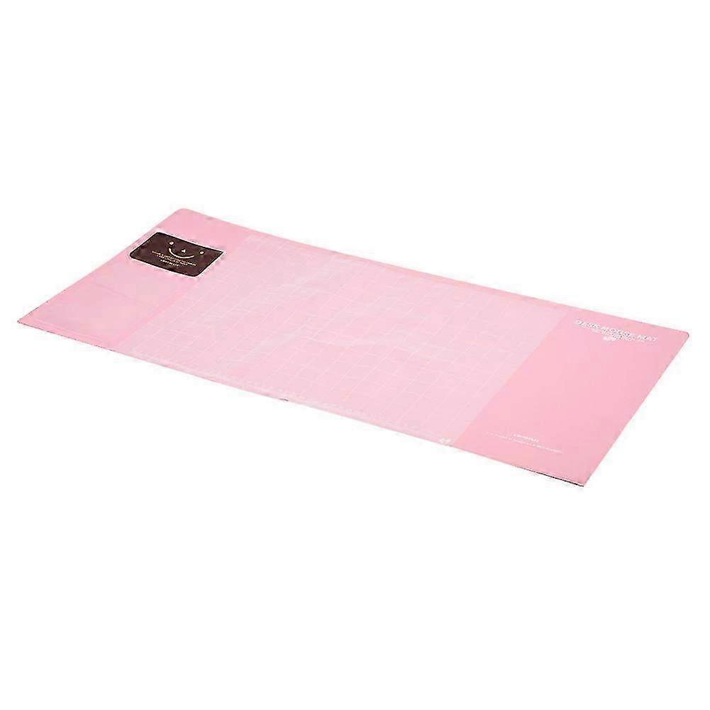 Large Size Waterproof Multifunctional Desk Mouse Pad with Pockets - Anti-Slip Desktop Mat in Stylish Pink for Home & Office Use