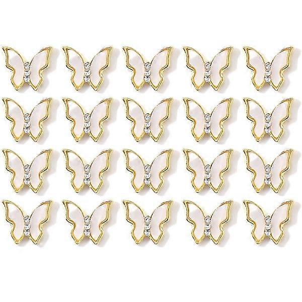 3Dネイルアートバタフライネイルアートラインストーンダイヤモンドグリッター形状1