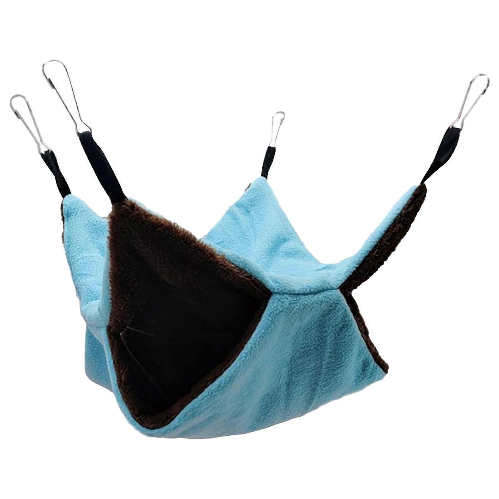 Small Pet Bed Hammock Hanging Swinging Bed Mat Tunnel Hamster Cave Ferret Chinchilla House Sleep Cage Supplies