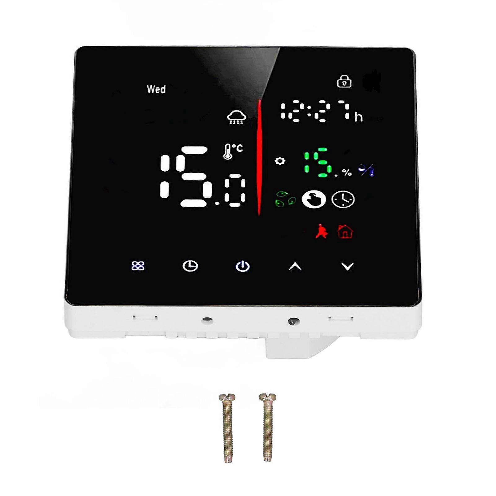 CYDT Touch Screen Thermostat With Linkage Function Wall Mount Temperature Controller For Water Floor Heating Ac 90-240V 3A