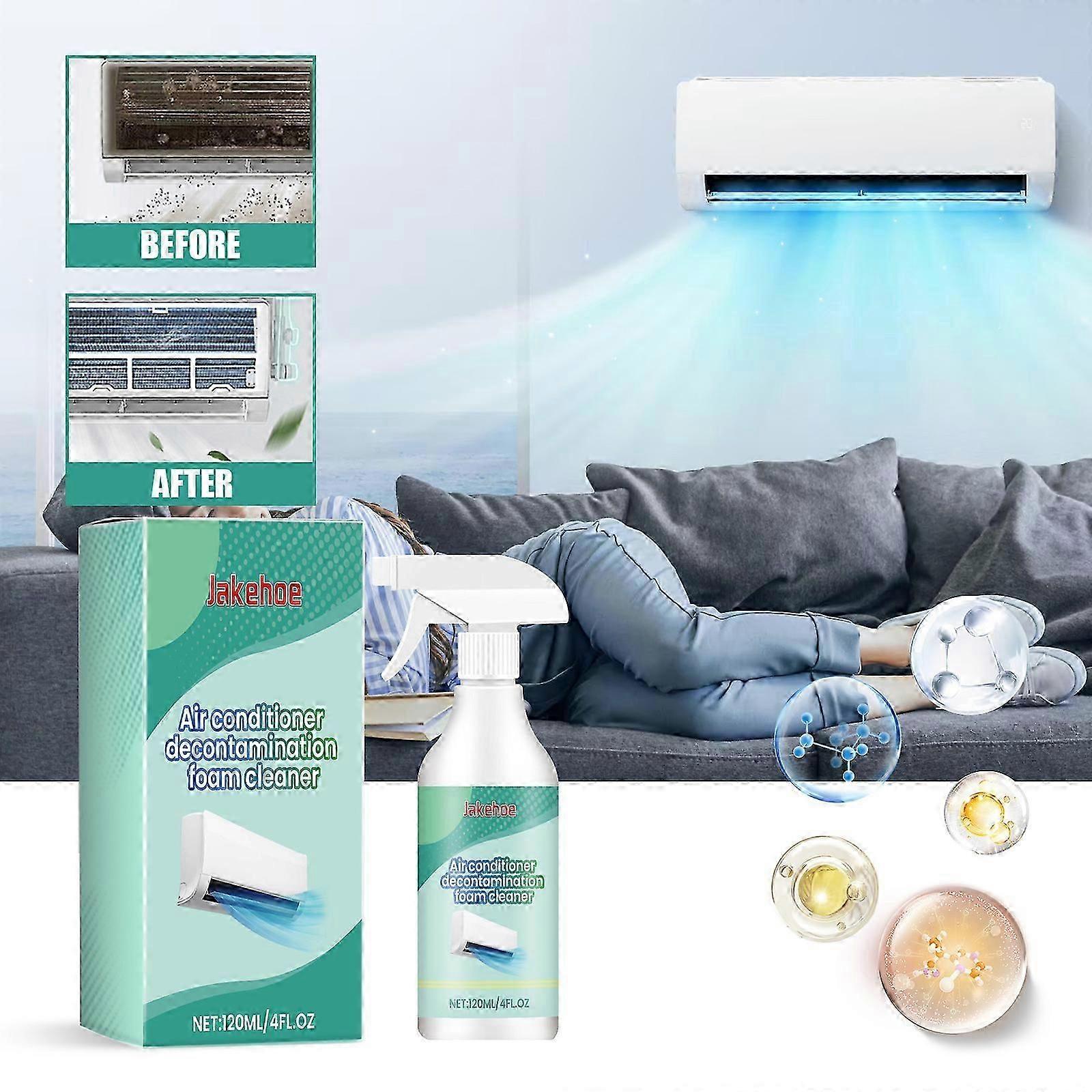 Air Conditioner Deuran Foam Cleaner, 120ml, Καθαρισμός σκόνης βρωμιάς, καθαρού αέρα