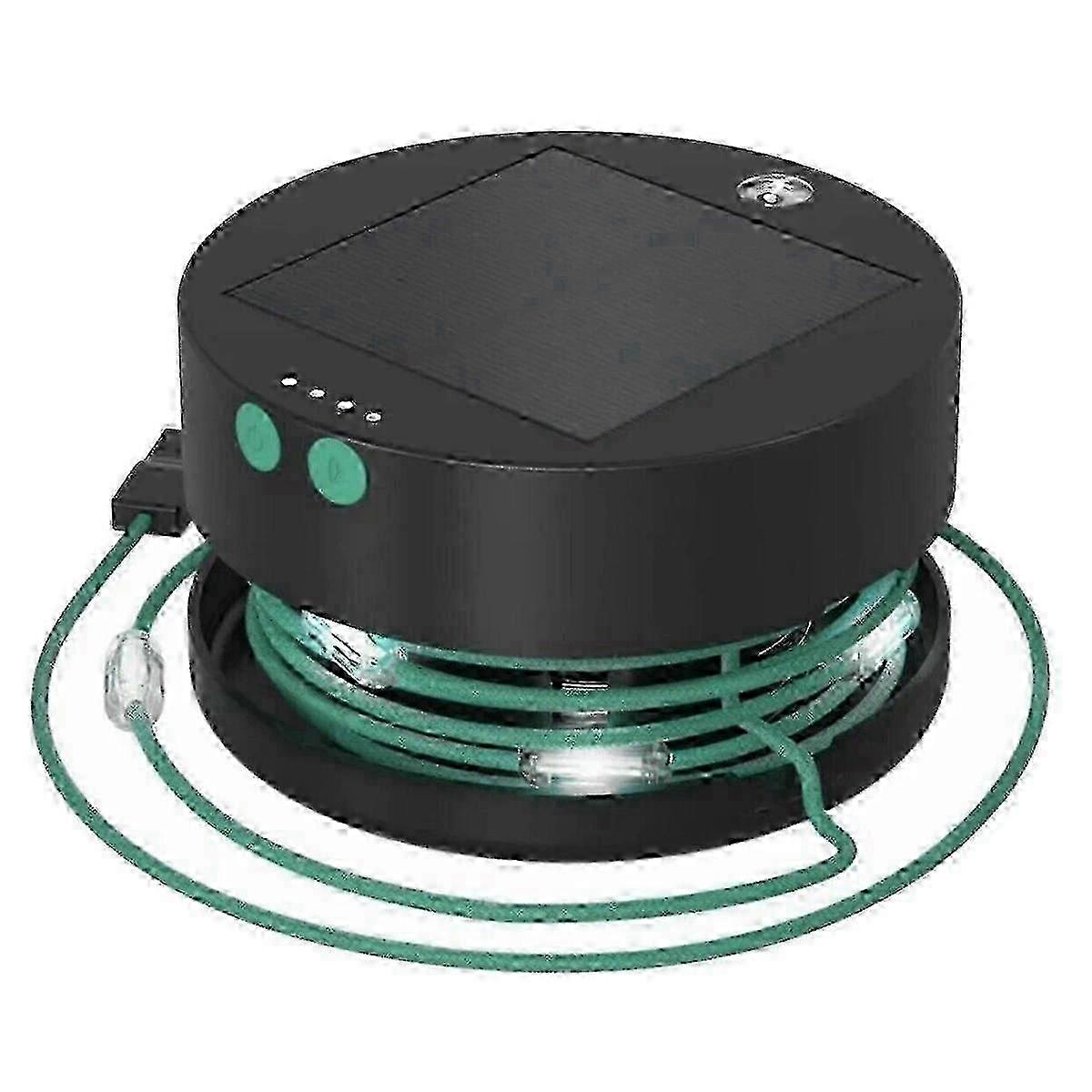 Camping equipment lights with solar panel and USB charger