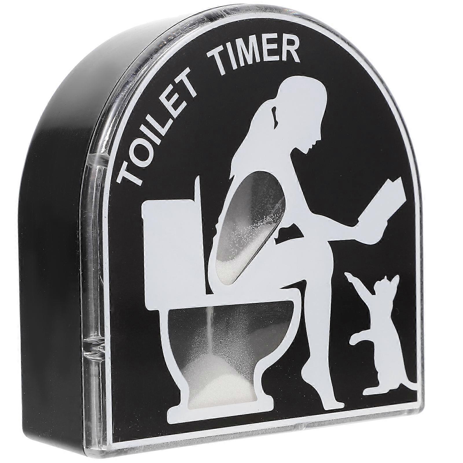 5 Minute Sand Timer Bathroom Decor Cylindrical Timer For Healthy Lifestyle Promotion 9.2X9.2cm 1Set