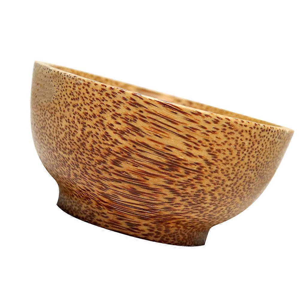 Natural Coconut Wooden Bowl for Soup, Salad, Cereal, and Fruit – Safe, Healthy, Family Tableware with Smooth Surface and Fine Craftsmanship