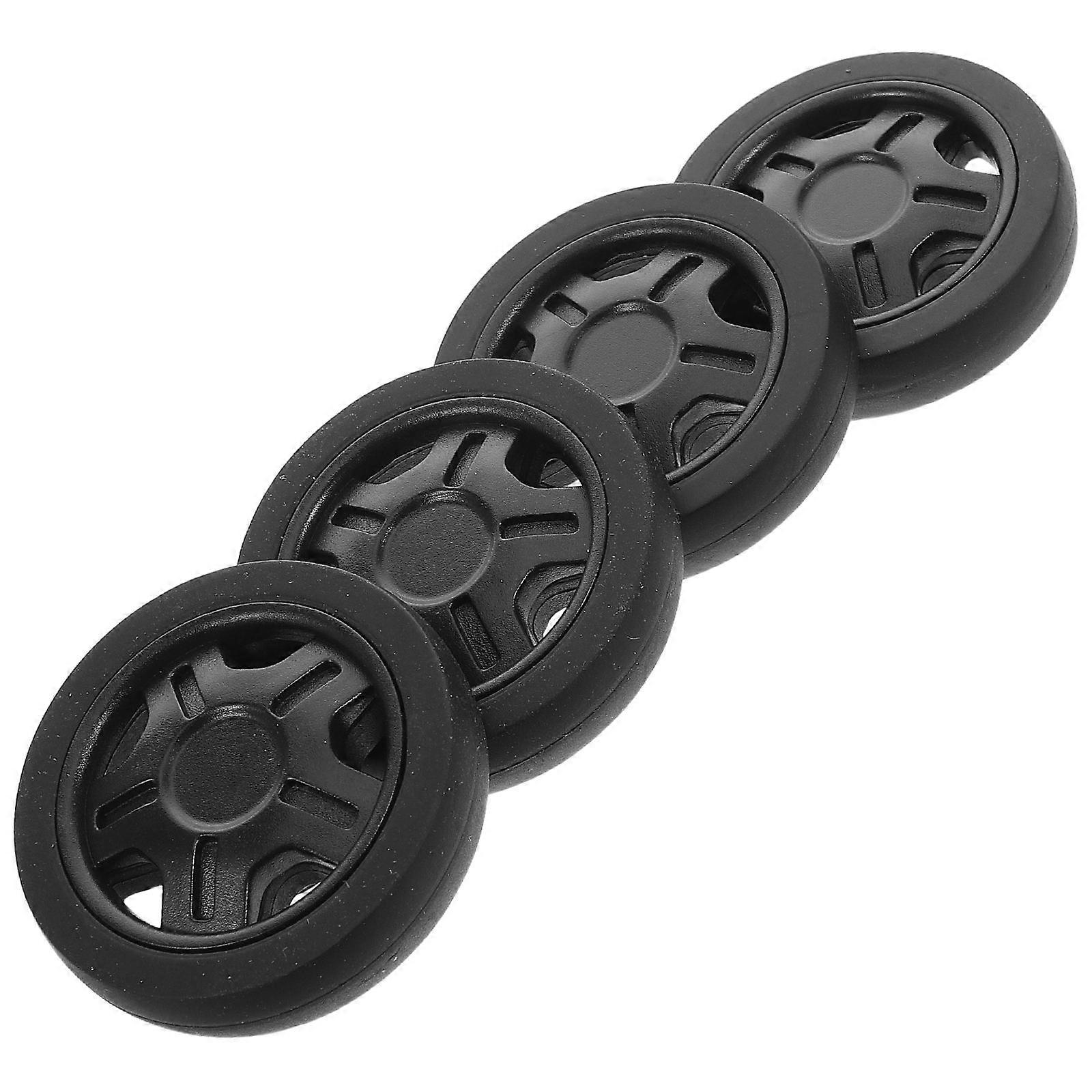 4pcs Durable Swivel Caster Wheels for Easy Installation High Strength Material Ensures Effortless Mobility for Travel Bags and Luggage