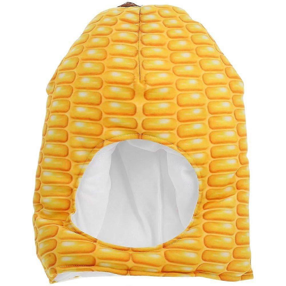 Corn Cob Headwear Plush, Corn Cob Hat Plush – Furry Corn Cob Hat