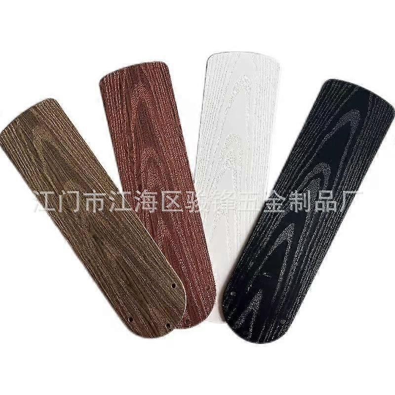 Ceiling Fan Blade: Plastic Ceiling Fan Blade Replacement Wood Grain Pattern Easy to Install Accessory for Home Office School and Industry