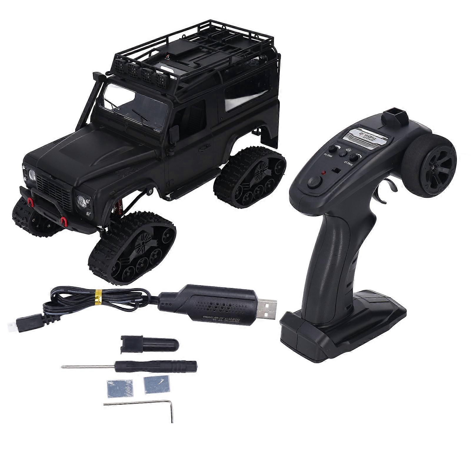 1/16 Scale 4WD RC Crawler with Snow Tires and Remote