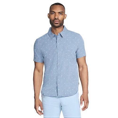 Skechers Mens Go Walk Air Printed Short-Sleeved Shirt