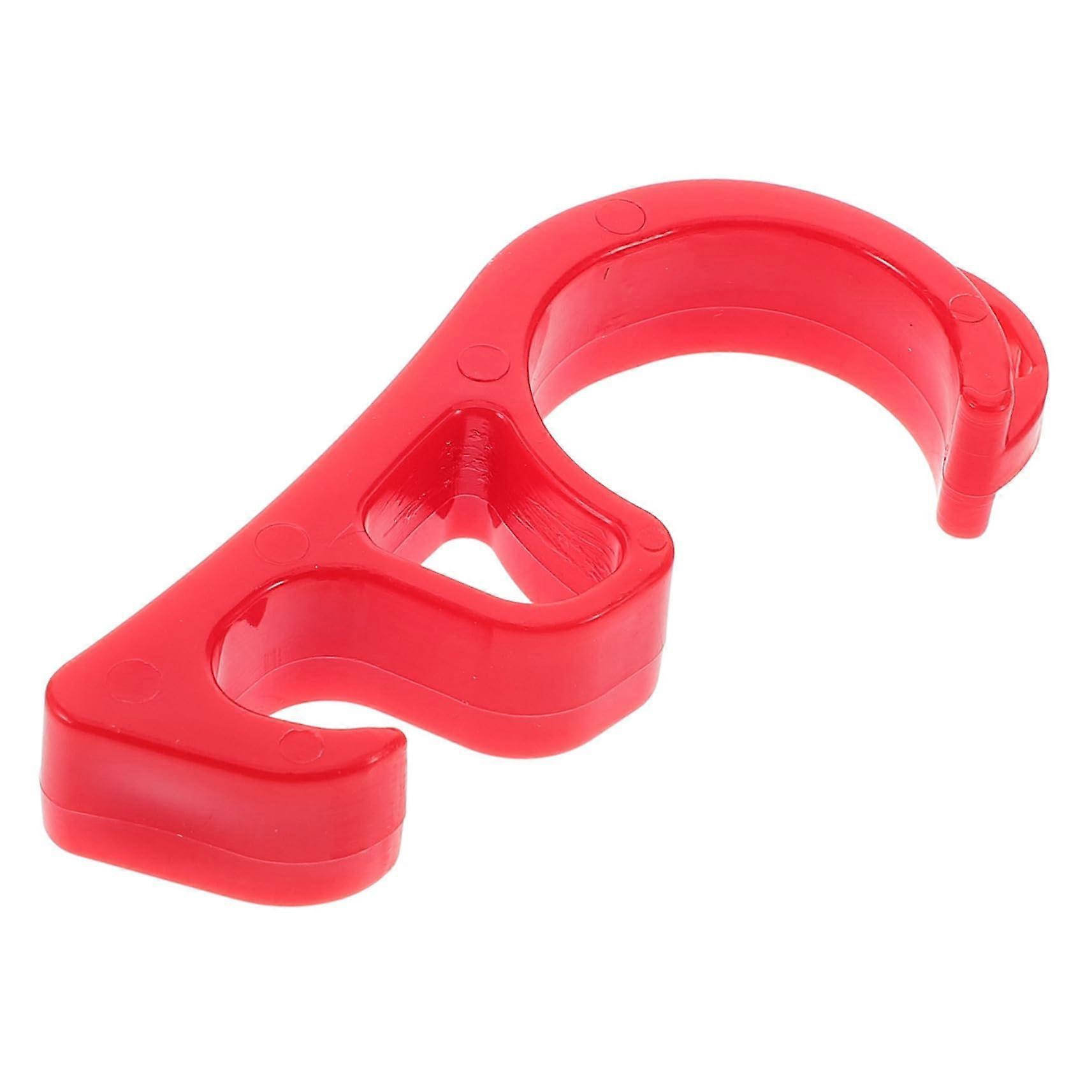 Motorcycle Lock For Electric Scooters, Bikes, ATV Disk Brake Lock, Handlebar Grip Lock, Red ABS Material