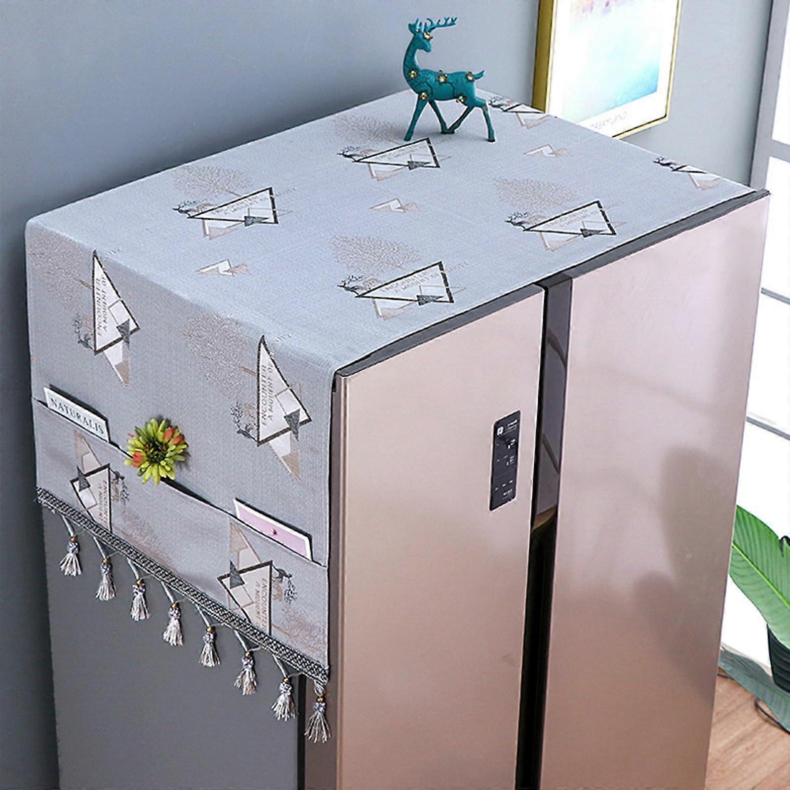 Refrigerator Dustproof Cover Fabric 54x140cm I Style For Refrigerator, Washing Machine, Microwave