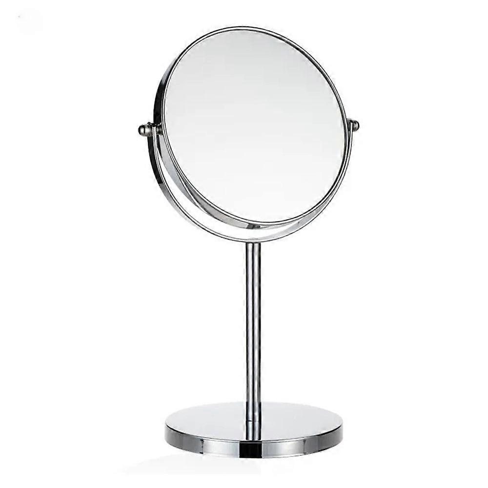 7 Inch 1X / 10X Magnification Double Sided Makeup Mirror 360 Degree Rotation Desktop Vanity Mirror