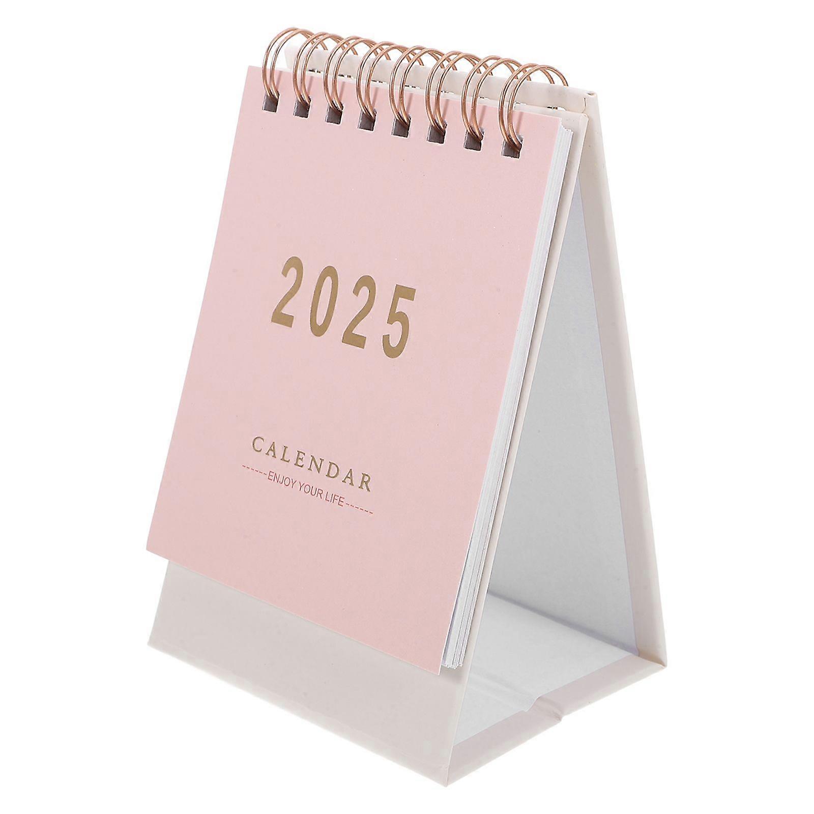 Flip Calendar 2024-2025 Desk Calendar Freestanding Desk Calendar 2024-2025 Year Table Decorative Calendar Office Desk Calendar 2024-2025 Table Calenda
