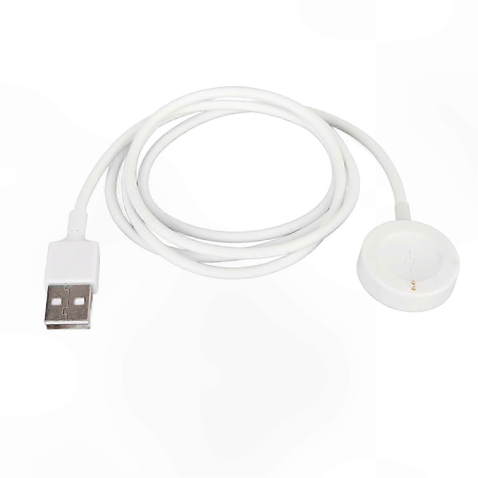 Magnetic Charging Cable for Smartwatches Compatible with Fossil and Michael Kors Models White
