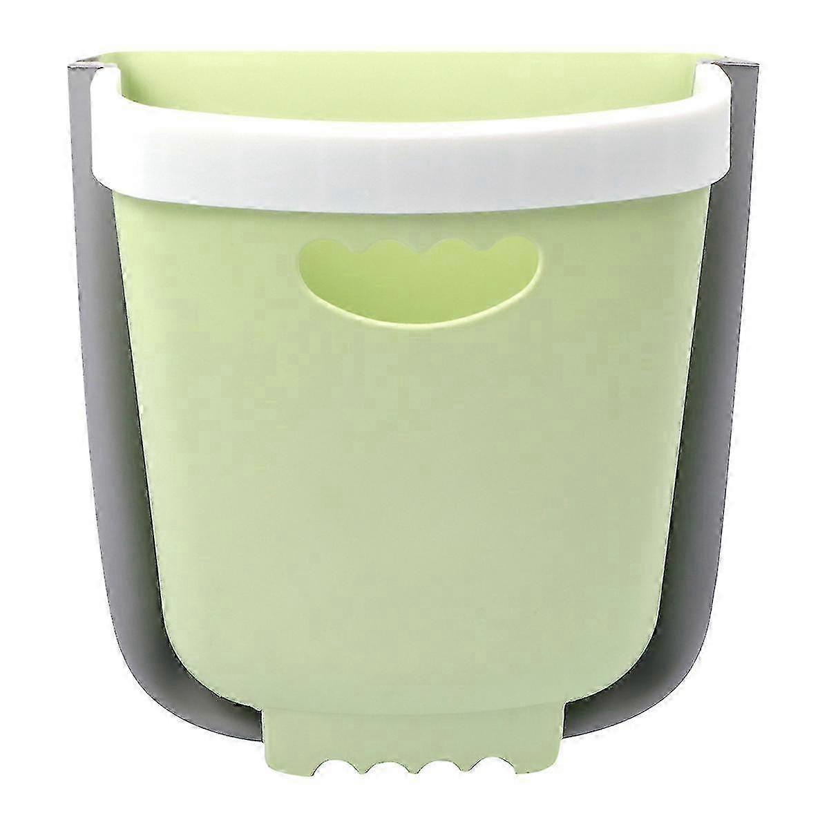 1pc Folding Trash Can Kitchen Large And Thick Household Bucket