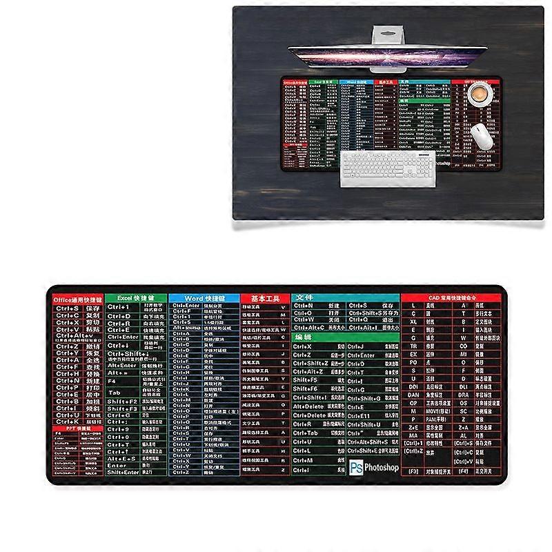 YINDIAO Large Rubber Mouse Pad, Size: 800x300mm