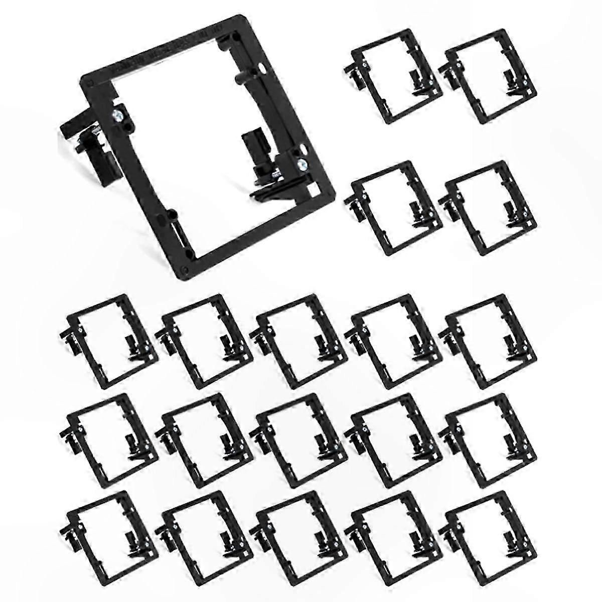 Low Voltage Mounting Bracket for Drywall Panels, Suitable for Telephone and Network Cables, 20 Pack