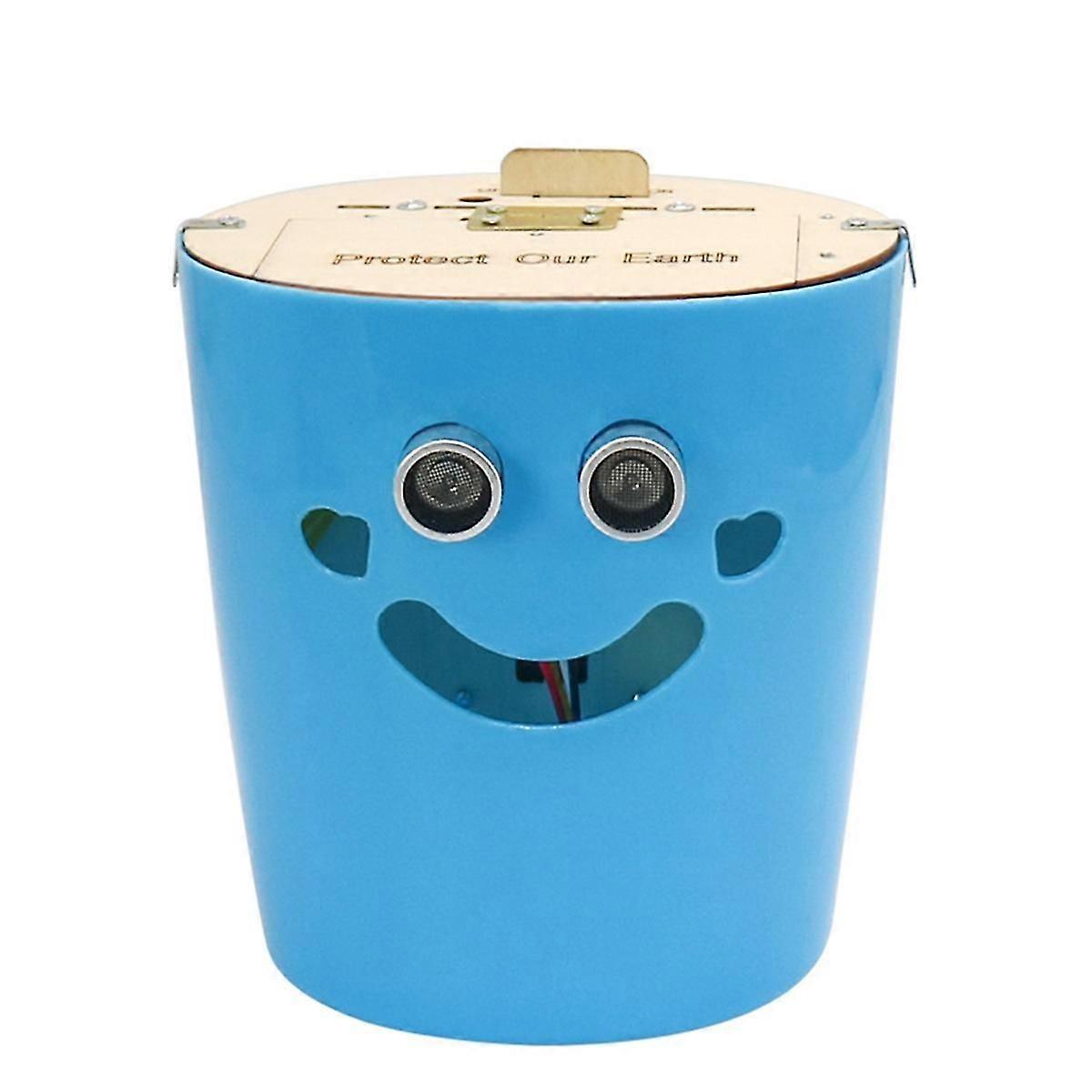 Electronic Induction Trash Can DIY Wooden Trash Can Kits for Intellectual Development Parent-Child Activities