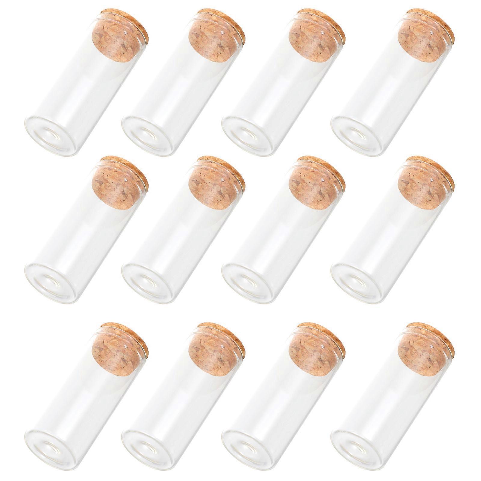 It looks like you're referencing a product listing for **glass test tubes with wooden cork stoppers** — a versatile and popular item used for various